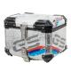 45L Silver Aluminum Alloy Motorcycles Tail Box Waterproof Rear Box for and Retail