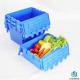 Factory Plastic Moving Boxes Recyclable Stackable Plastic Storage Bins Boxes