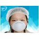 Disposable dust mask with elastic band , made from non-woven fabric , white