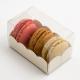 PET Multi Specification Chocolate Biscuit Macaron Cake Gift Box Ivory Board