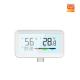 WiFi Indoor Hygrometer & Thermometer Sensor with Backlight, Remote App Control, Voice Integration for Alexa & Google Home – Tuya Smart Home Digital Solution