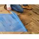 36 Inch X 600 Feet Easy Mask Floor Protection Film Blue Hard Surface Protector