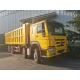 Sinotruk Howo Tipper Dump Truck 12 Wheels 400Hp 8 × 4 Mining RHD Yellow