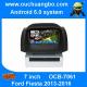 Ouchuangbo auto dvd radio for Ford Fiesta 2013-2016 with android 6.0 gps navi biuetooth HD video