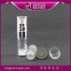 15ml 30ml SRS PACKAGING clear lotion bottle,high end airless cosmetic pump bottle