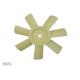 Excavator parts engine fan cooling 6D31 ME018185 fan blade with 4 holes 7 fan blades for HD700-5 HD700-7 SK200