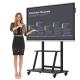 Students 98 Inch Interactive Smart Board IR Touch 4k With Camera
