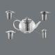 Glass Teapot With Etched Stainless Steel Infuser 0.3mm Micro Holes For Optimal Tea Flow