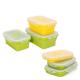 Eco Friendly Odorless Foldable Container Retractile Expandble Storage Food Packaging Bento Vacuum Seal Silicon Bowl