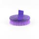 Plastic oval 13*7cm Horse grooming brush products with straight wire brush