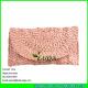 LUDA 2016 fashion handcraft handbag cornhusk straw made clutch bag