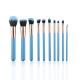 Perfect Soft Synthetic Makeup Brush Set 10Pcs Bristles Wooden Handle Contour