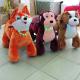 Hansel  shopping mall children electric stuffed walking animals toy ride