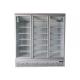 Three Glass Doors Refrigerated Stereoscopic Display Cabinet Commercial