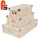 Original Design Long Service Life With Metal Handle Cardboard Packing Boxes