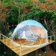 Camping 4 Season Geodesic Tent Dome House Inflatable Transparent