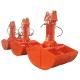 Mechanical Hydraulic Excavator Clamshell Bucket For 20 Tons 25 Tons Excavator