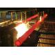 Steel billet continuous casting machine for continuous round bar rolling mill