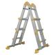 3 Steps Foldable Aluminum Ladder Corrosion Resistant 4x3  Long Life Span