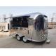 Airstream Food Trailer Stainless Steel Fast Food Truck Cart Available On Sale