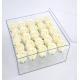 Wholesale 2021 New 25pcs Valentine Gift Eternal Forever Flower Acrylic Jewelry Boxes Long lasting Preserved Roses
