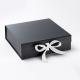 Rectangle Card Board Folding Packaging Boxes Custom Size Bow Ribbon