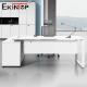 Wooden White Commercial Style Office Desk Meeting Table All Modern Desk
