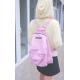Direct foreign trade embroidery letter backpack academic style shoulder bag women's tide diagonal bag multi-purpose bag