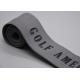 45mm Custom Garments Cotton Elastic Band With Shiny Silicone Logo