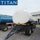 TITAN 2 Axles 30cbm Drawbar Monoblock Fuel Tank Full Trailer For Sale
