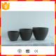 Light weight home decorative fiberglass clay flower pots with rectangle shape design