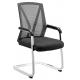 Fireproof Nice Office Meeting Chairs For Secretary Metal Foot Long Using Life
