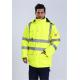 300D Oxford Multi Function Cold Weather Workwear 7 In 1 Hi Vis winter Softshell Jacket