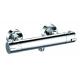 0.5-3.0 Bar Thermostatic Mixer Taps Chrome Finish Brass Material