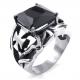 Tagor Jewelry Super Fashion 316L Stainless Steel Casting Ring PXR237