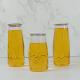 380ml Plastic Diamond-Shaped PET Juice Storage Bottle with Easy Pull Cover