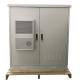 Front Two 2 Doors Outdoor Telecom Cabinet With AC Heat Insulation