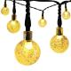 Solar String Lights 30 LED Starry Fairy Bubble Crystal Ball Lights Decorative Christmas Light for Indoor Outdoor Party