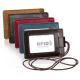 0.05kg 10x7cm Personalised Leather Accessories EN17 RFID Blocking Genuine Leather Wallet
