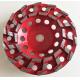 YSD Cup Wheel Grinders Diamond Grinding Wheels For Removal Mastics Epoxy Floor Coating