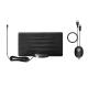 F-Male 230MHz 25dBi 200 Miles Amplified TV Antenna