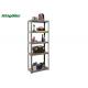Grey Boltless Shelving System Metal MDF Rack Economic Style With Strengthen Pattern 175kg Capacity
