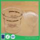 transparent plastic disposable Ice Cream Cups with lids 180 ml