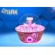 Shopping Arcade Kids Candy Vending Machine With Colourful Lights 80W