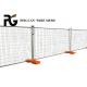 Easily Assembled Iron Portable Construction Fence 3mm Wire