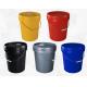 Snap On Lid Plastic Five Gallon Buckets UV Resistant For Industrial Applications