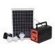 13000mAh Solar Home Lighting Systems 20W Solar Panel Led Light Kit