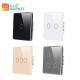 Glomarket Smart EU/UK 1-4Gang Wall Switch WIFI/Zigbee Glass Panel Light Switch Tuya Smart Switch With Google Alexa