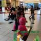 Hansel shopping mall electric walking animal playground stuffed toy rides