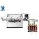 Vertical Automatic Glass Round Bottle Labeling Machine High Speed Non Stop